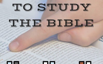 VIDEO: How to Teach Your Children to Study the Bible