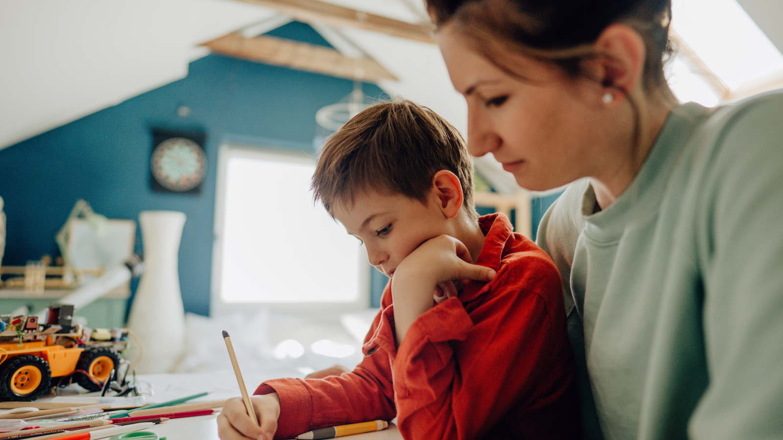 How much time should Mom spend homeschooling?