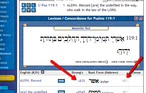 Hebrew Lexicon