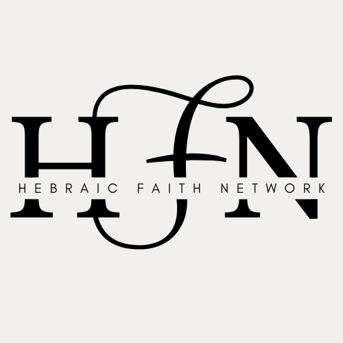 A logo showing the Hebraic Faith Network with an F in the middle.