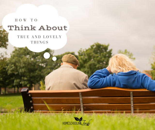 How to Think about True and Lovely Things