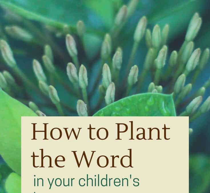 VIDEO: How to Plant the Word in Your Children’s Hearts