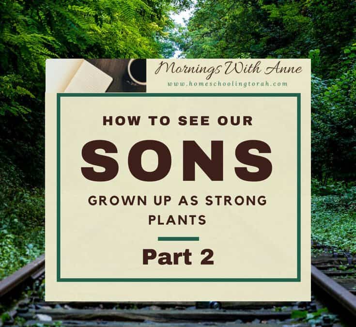 VIDEO: How to See Our Sons Grown Up as Strong Plants – Part 2