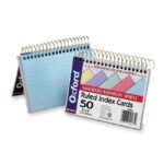 spiral index cards