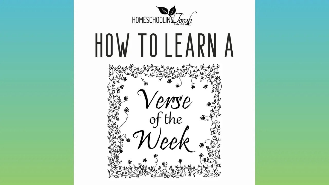 VIDEO: How to Learn the “Verse of the Week”